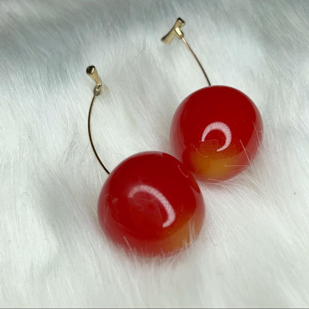 Cherry 🍒Earrings - Picture 4 of 4
